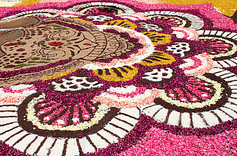 Цветочный ковер в Дженсано ди Рома