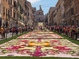 Цветочный ковер в Дженсано ди Рома