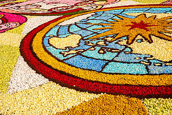 Цветочный ковер в Дженсано ди Рома